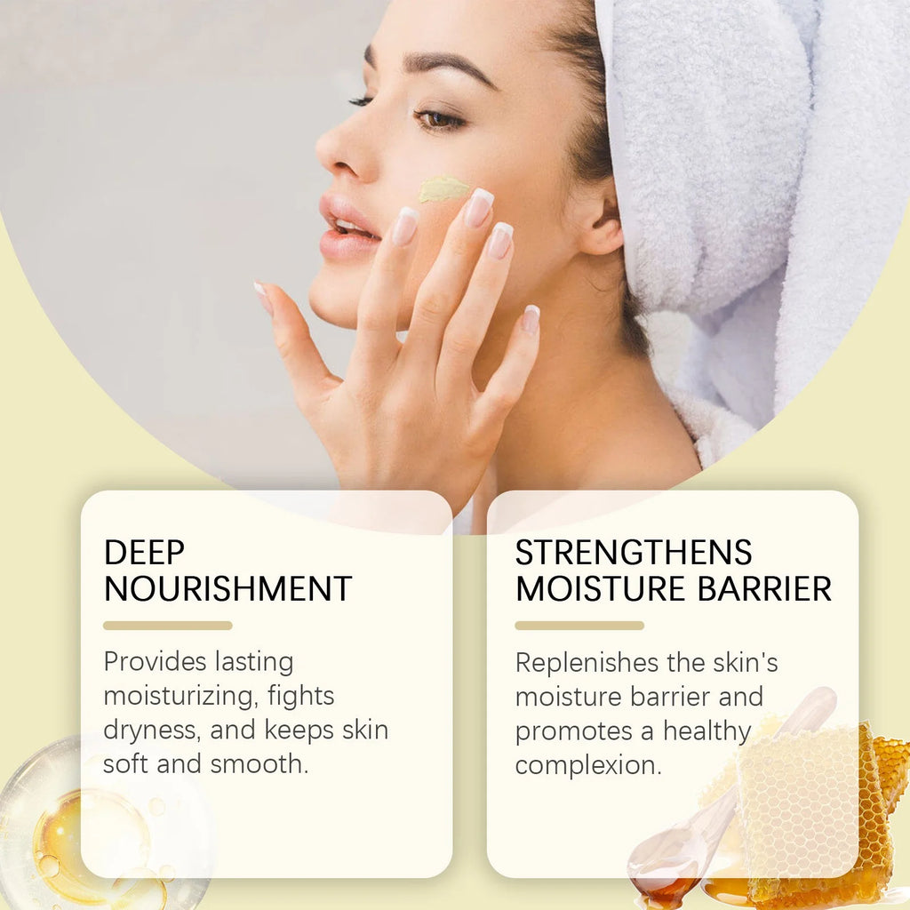 Beef Tallow for Skin, Tallow and Honey Cream, Organic Beef Tallow Balm for Face Moisturizer with Wild Honey for All Purpose Balm