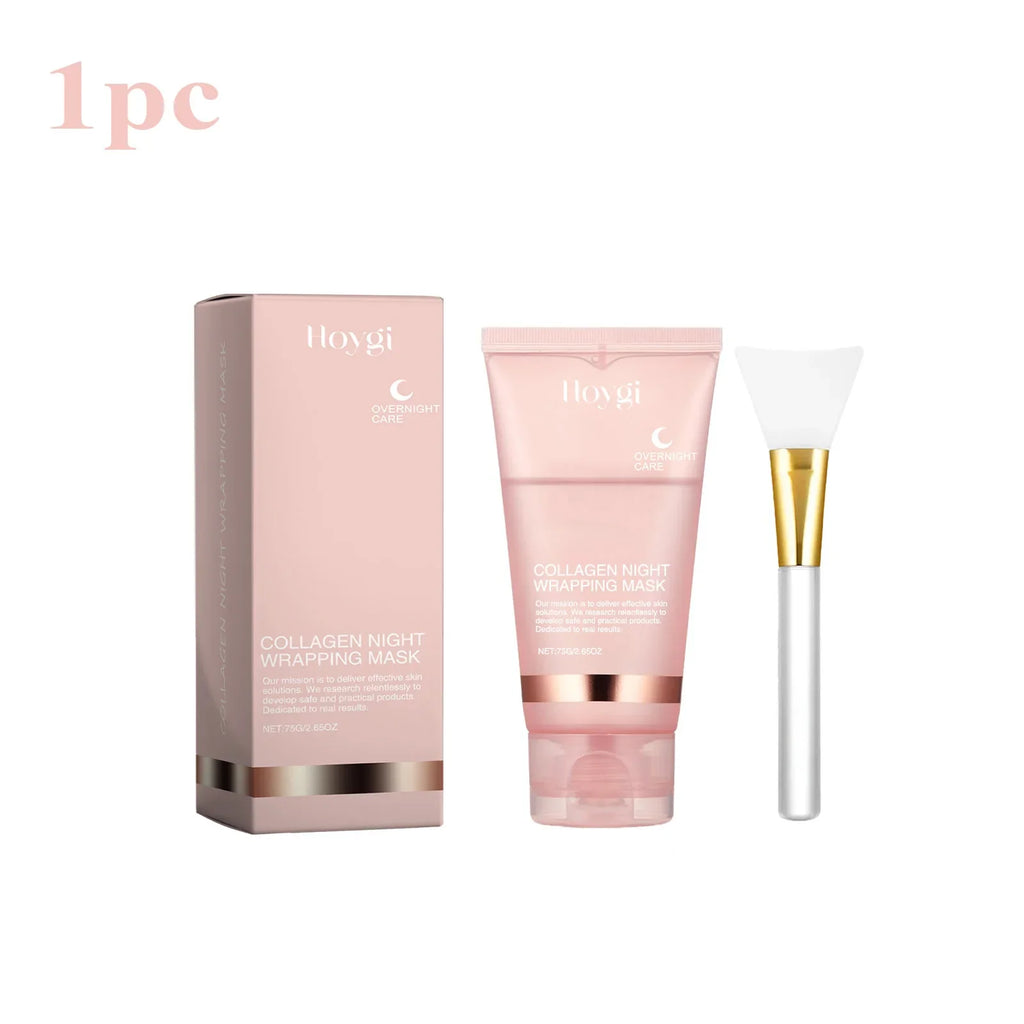 Korean Collagen Overnight Peel-Off Mask Set – Deep Hydration & Wrinkle Care